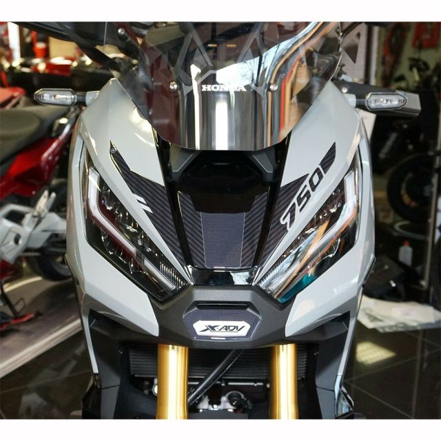 3Dフロントカウルステッカーセット カーボンプリント X-ADV