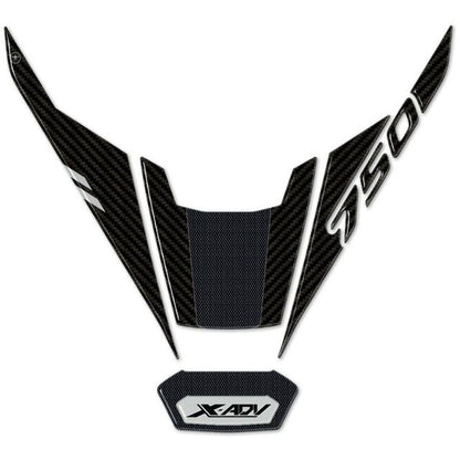 3Dフロントカウルステッカーセット カーボンプリント X-ADV