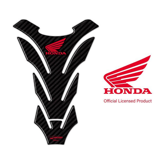 3Dタンクステッカー HONDA カーボンプリント/レッド