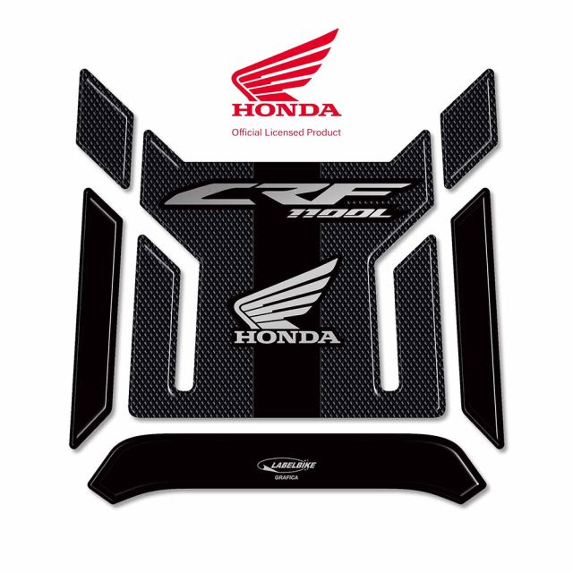 3Dタンクステッカー カーボンプリント CRF1100L AfricaTwin