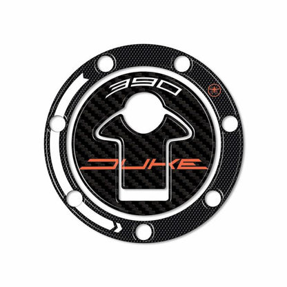 3D Fuel Cap Sticker Carbon Print 390DUKE