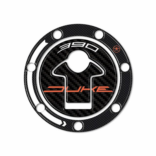 3D Fuel Cap Sticker Carbon Print 390DUKE