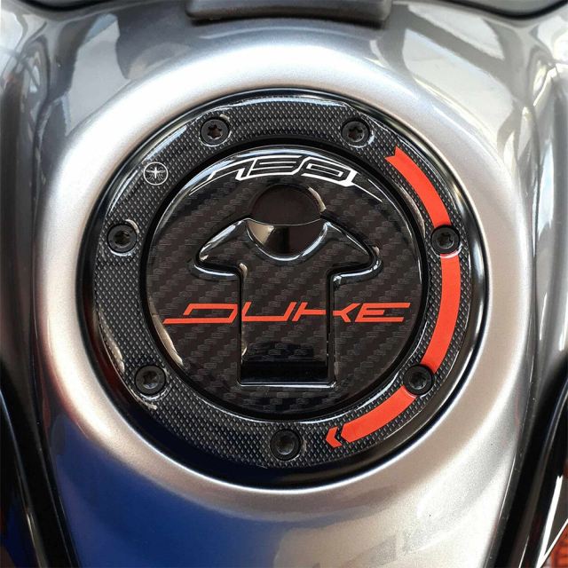 3Dステッカーセット カーボンプリント/オレンジ 790DUKE