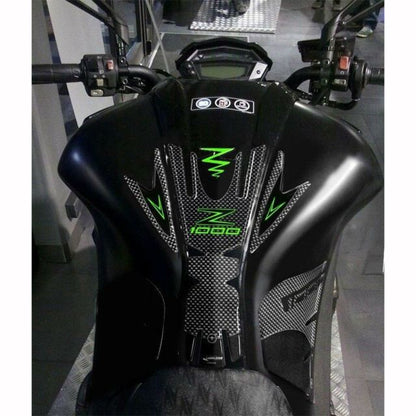 3D Sticker Set Carbon Print/Lime Green Z1000