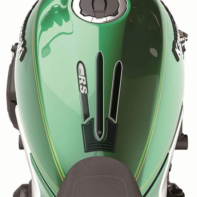 3Dタンクステッカー カーボンプリント/ブラック Z650RS