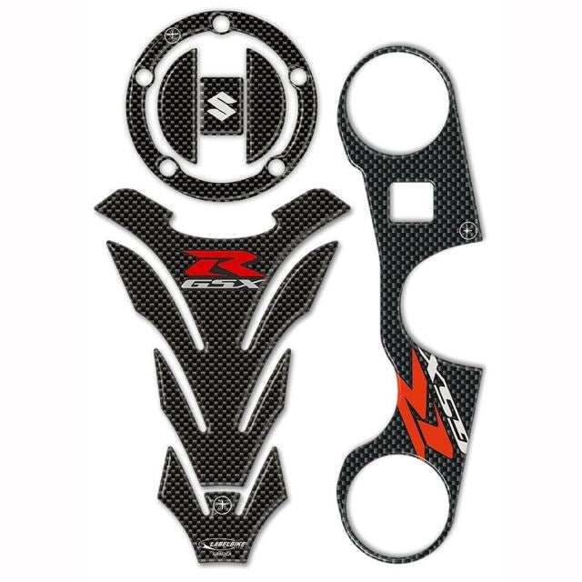 3Dステッカーセット カーボンプリント GSX-R750/600