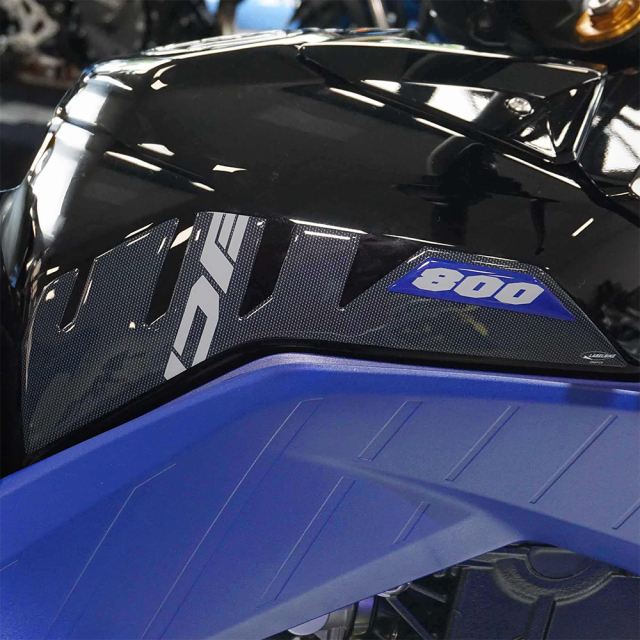 3Dステッカーセット カーボンプリント/ブルー V-Strom 800DE