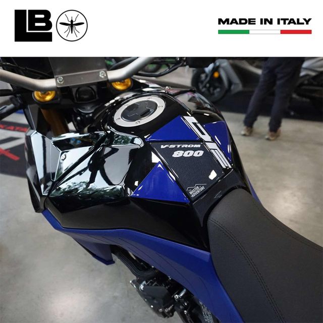 3Dステッカーセット カーボンプリント/ブルー V-Strom 800DE