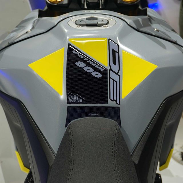3Dステッカーセット カーボンプリント/イエロー V-Strom 800DE