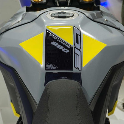 3Dステッカーセット カーボンプリント/イエロー V-Strom 800DE