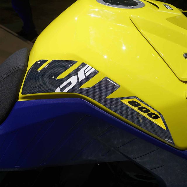 3Dステッカーセット カーボンプリント/イエロー V-Strom 800DE