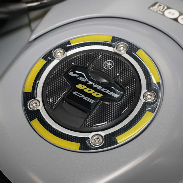 3Dステッカーセット カーボンプリント/イエロー V-Strom 800DE