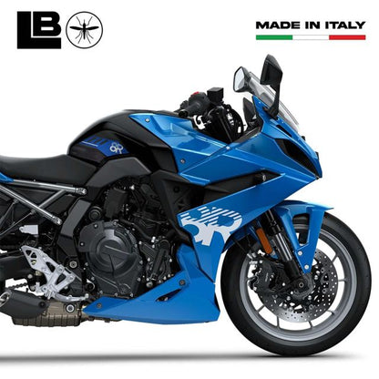 3D Sticker Set Carbon Print/Blue GSX-8R