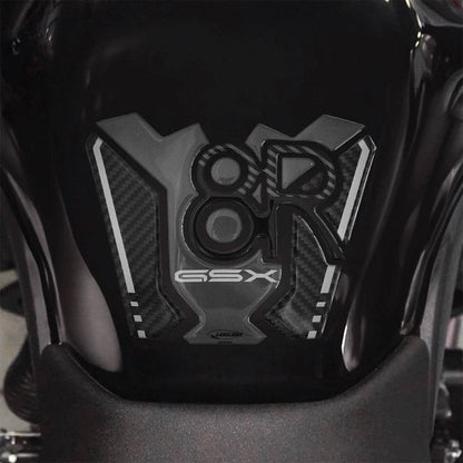 3D Sticker Set Carbon Print/Black GSX-8R