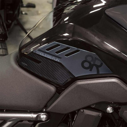 3D Sticker Set Carbon Print/Black GSX-8R