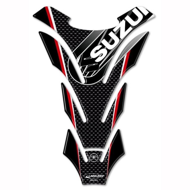 3Dタンクステッカー SUZUKI カーボンプリント