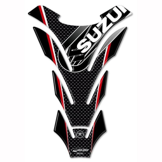 3Dタンクステッカー SUZUKI カーボンプリント