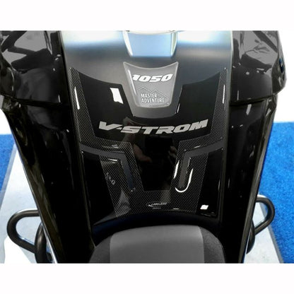 3D Tank Sticker Carbon Print / Black / Gray V-Strom1050