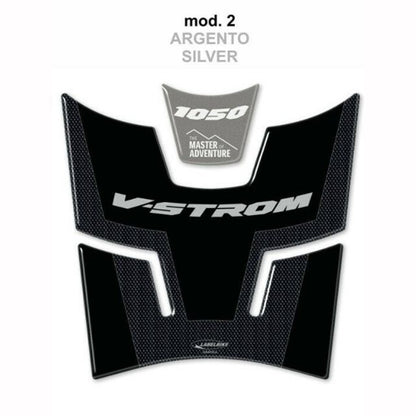 3D Tank Sticker Carbon Print / Black / Gray V-Strom1050