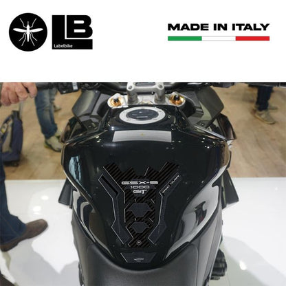 3D Tank Sticker Carbon Print GSX-S1000GT