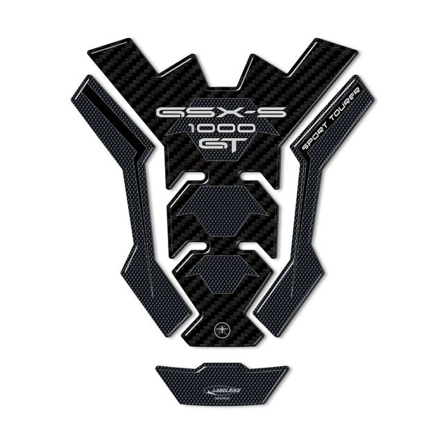3D Tank Sticker Carbon Print GSX-S1000GT