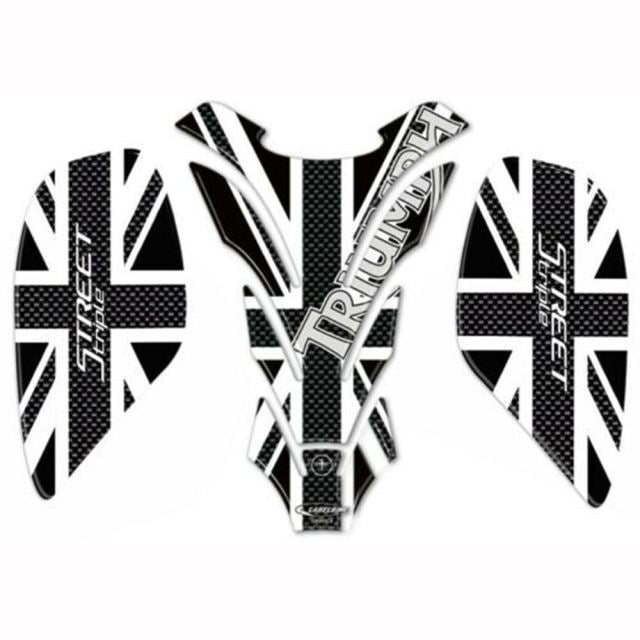 3D Sticker Set Union Jack Monochrome StreetTriple