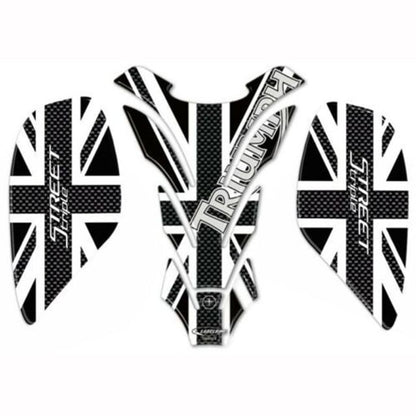 3D Sticker Set Union Jack Monochrome StreetTriple
