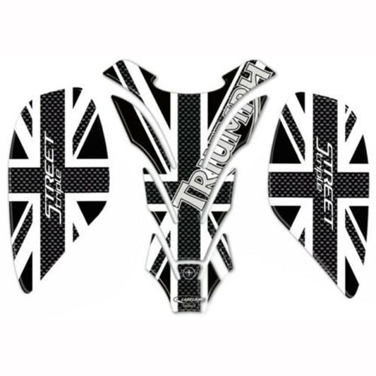 3D Sticker Set Union Jack Monochrome StreetTriple