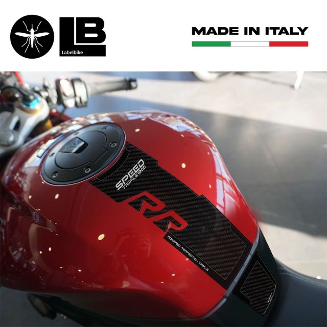 3D Sticker Set Carbon Print SpeedTriple 1200RR