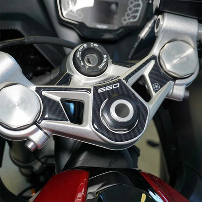 3D Sticker Set Carbon Print/Red DAYTONA660