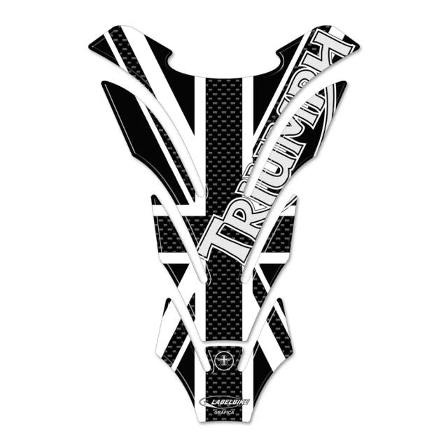 3D Tank Sticker TRIUMPH Union Jack/Monochrome