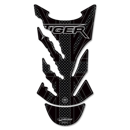 3D Tank Sticker TRIUMPH/TIGER Carbon Print