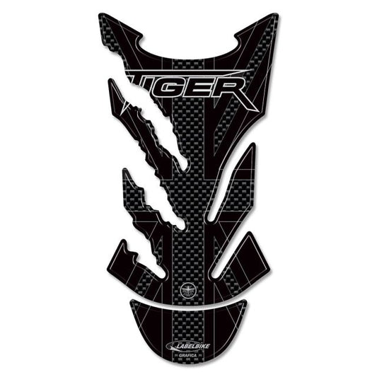 3D Tank Sticker TRIUMPH/TIGER Carbon Print