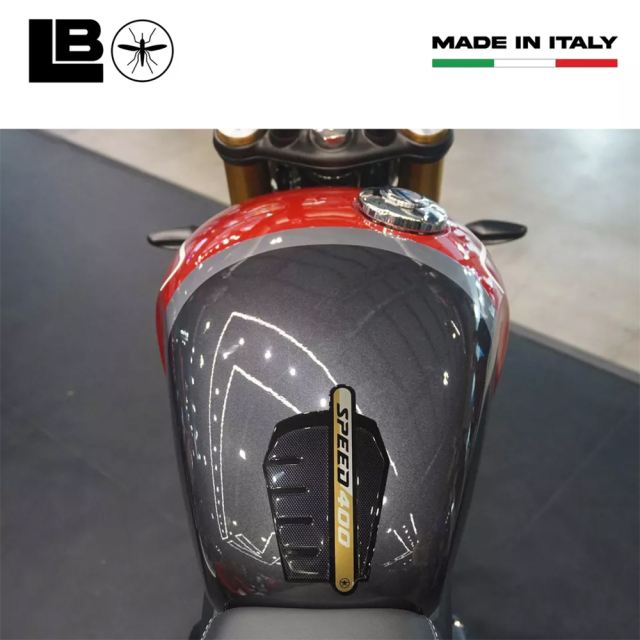 3D Tank Sticker Carbon Print SPEED400