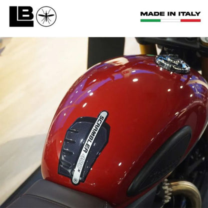 3D Tank Sticker Carbon Print SCRAMBLER400X