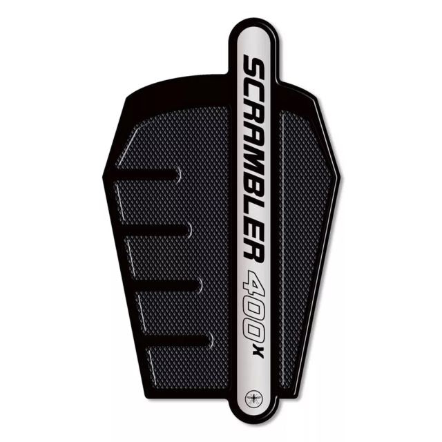 3D Tank Sticker Carbon Print SCRAMBLER400X
