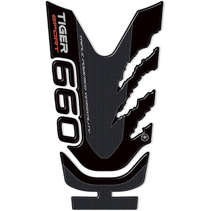 3D Tank Sticker Carbon Print TIGERSPORT660