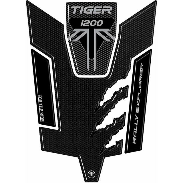 3D Tank Sticker Carbon Print TIGER1200 Rally Explorer