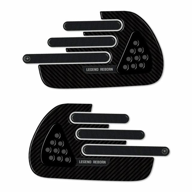3D Tank Side Sticker Carbon Print XSR900
