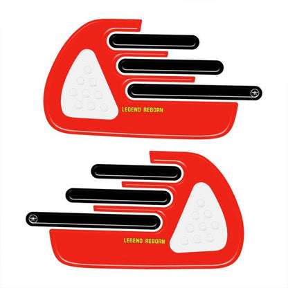 3D Tank Side Sticker Red/White XSR900