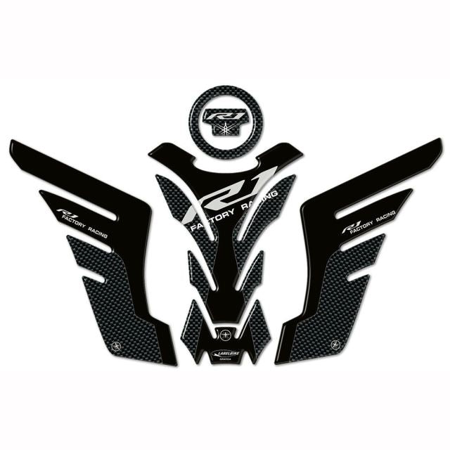 3D Sticker Set Carbon Print YZF-R1