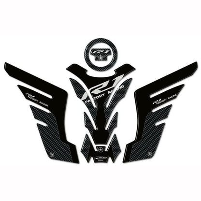 3D Sticker Set Carbon Print YZF-R1