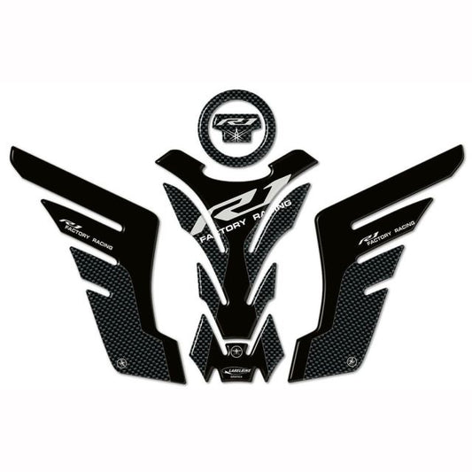 3D Sticker Set Carbon Print YZF-R1