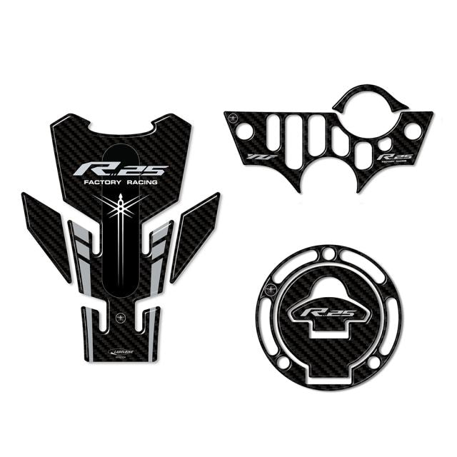 3D Sticker Set Carbon Print YZF-R25