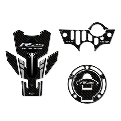 3D Sticker Set Carbon Print YZF-R25