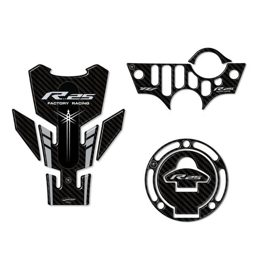 3D Sticker Set Carbon Print YZF-R25