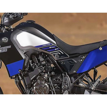3D Sticker Set Carbon Print/Blue Tenere700