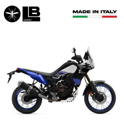 3D Sticker Set Carbon Print/Blue Tenere700