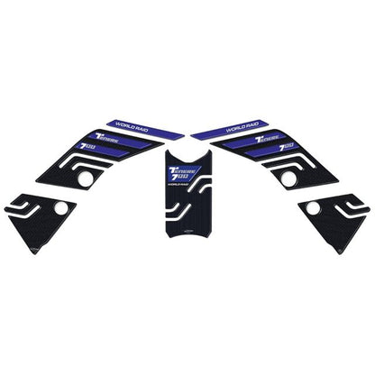 3D Sticker Set Carbon Print/Blue Tenere700