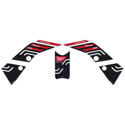 3D Sticker Set Carbon Print/Red Tenere 700